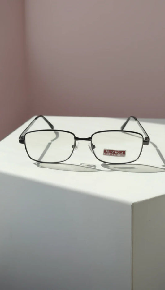 Rectangular Alloy Frame Reading Glasses