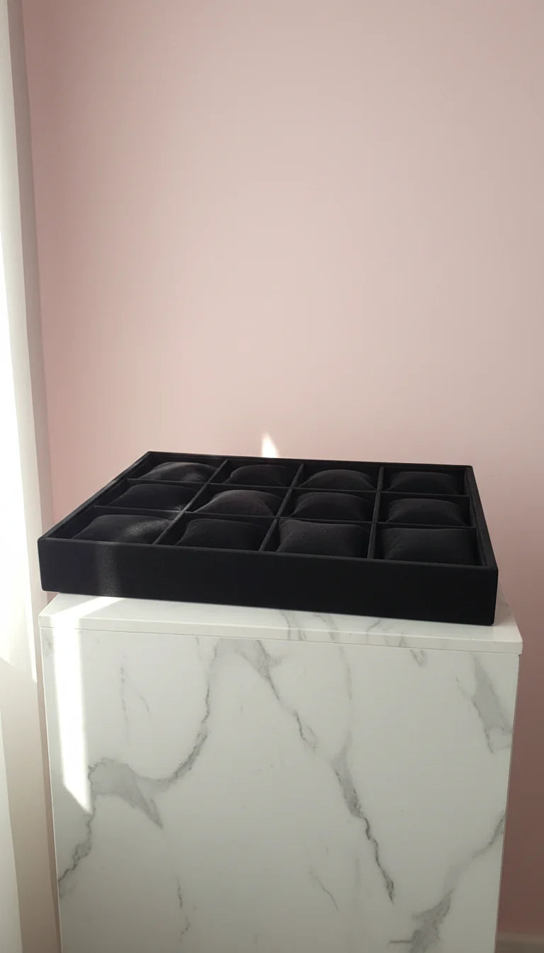 Counter Top Retail Watch & Bangle Velvet Display