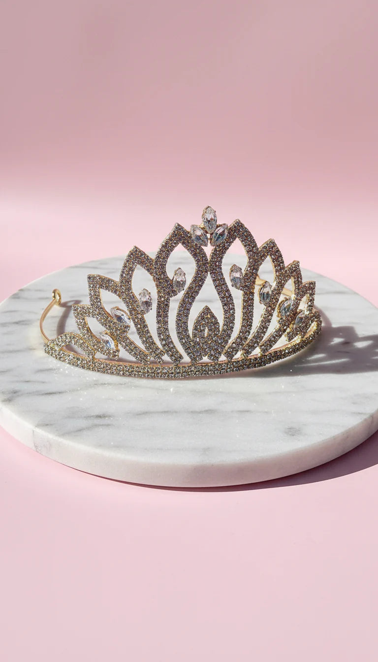 Full Size Pageant Crystal Wedding Bridal Tiara Crown