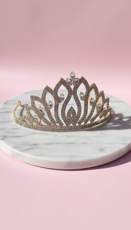 Full Size Pageant Crystal Wedding Bridal Tiara Crown