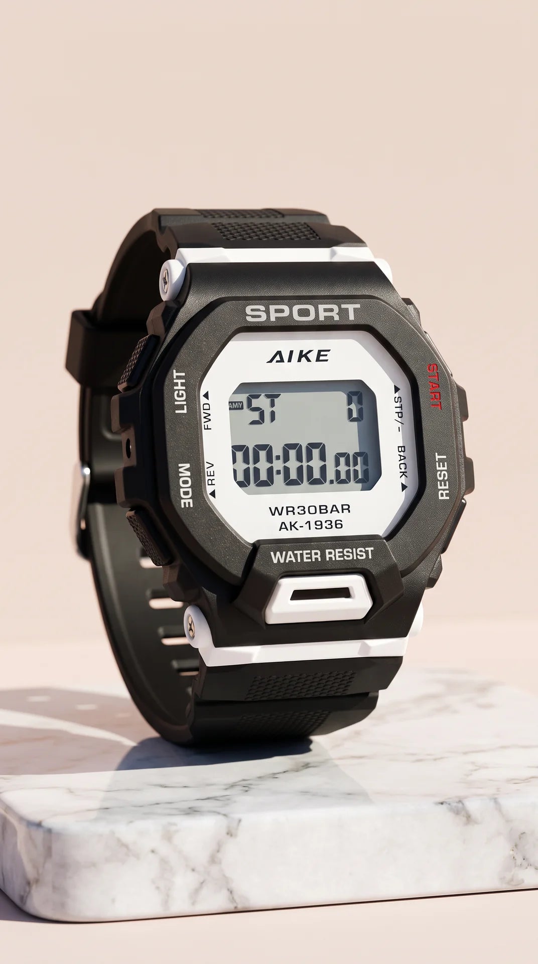 Sport Digital Watch – Water Resistant Casual Sports Watch