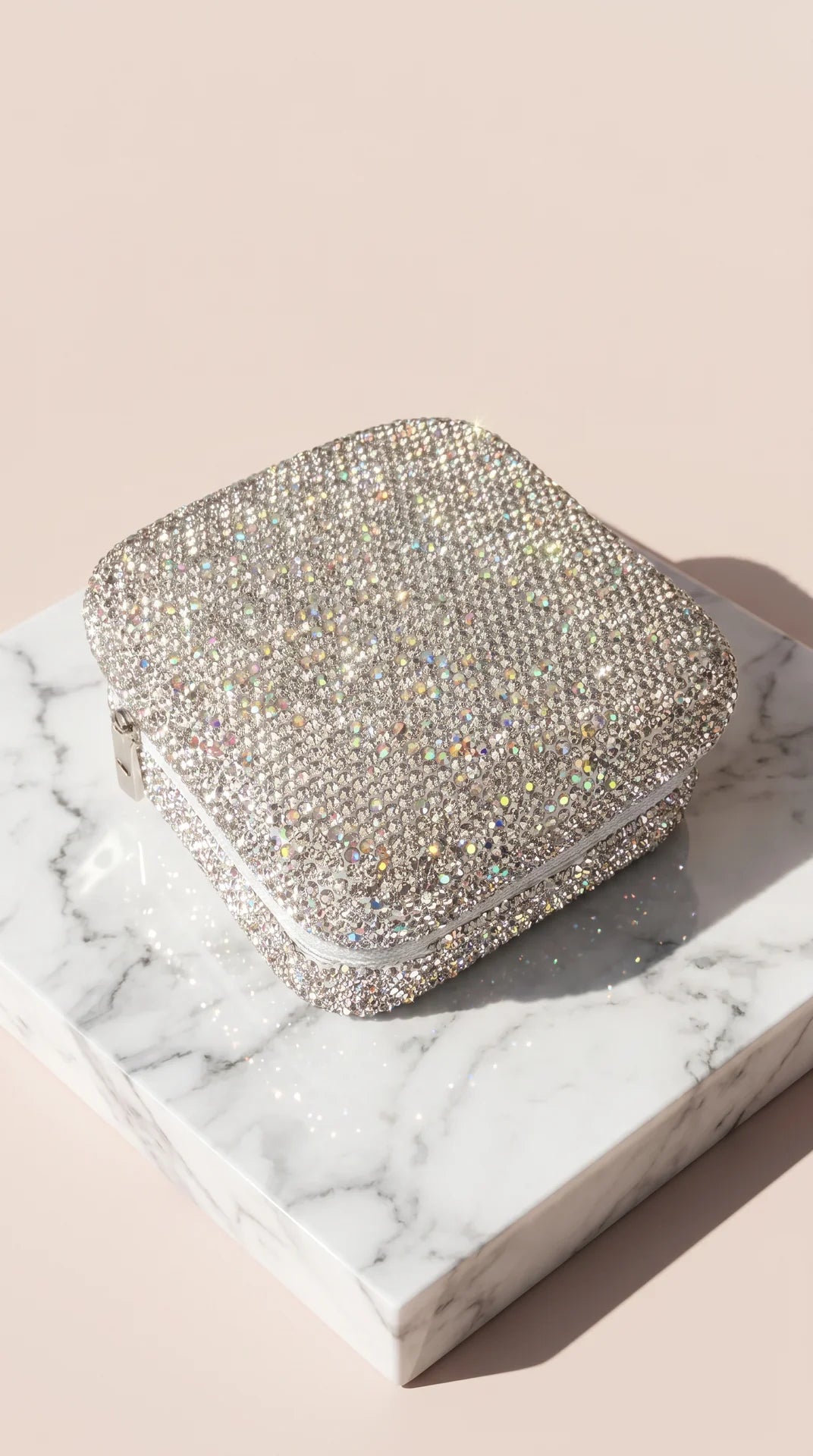 Portable Travel Crystal Jewellery Box