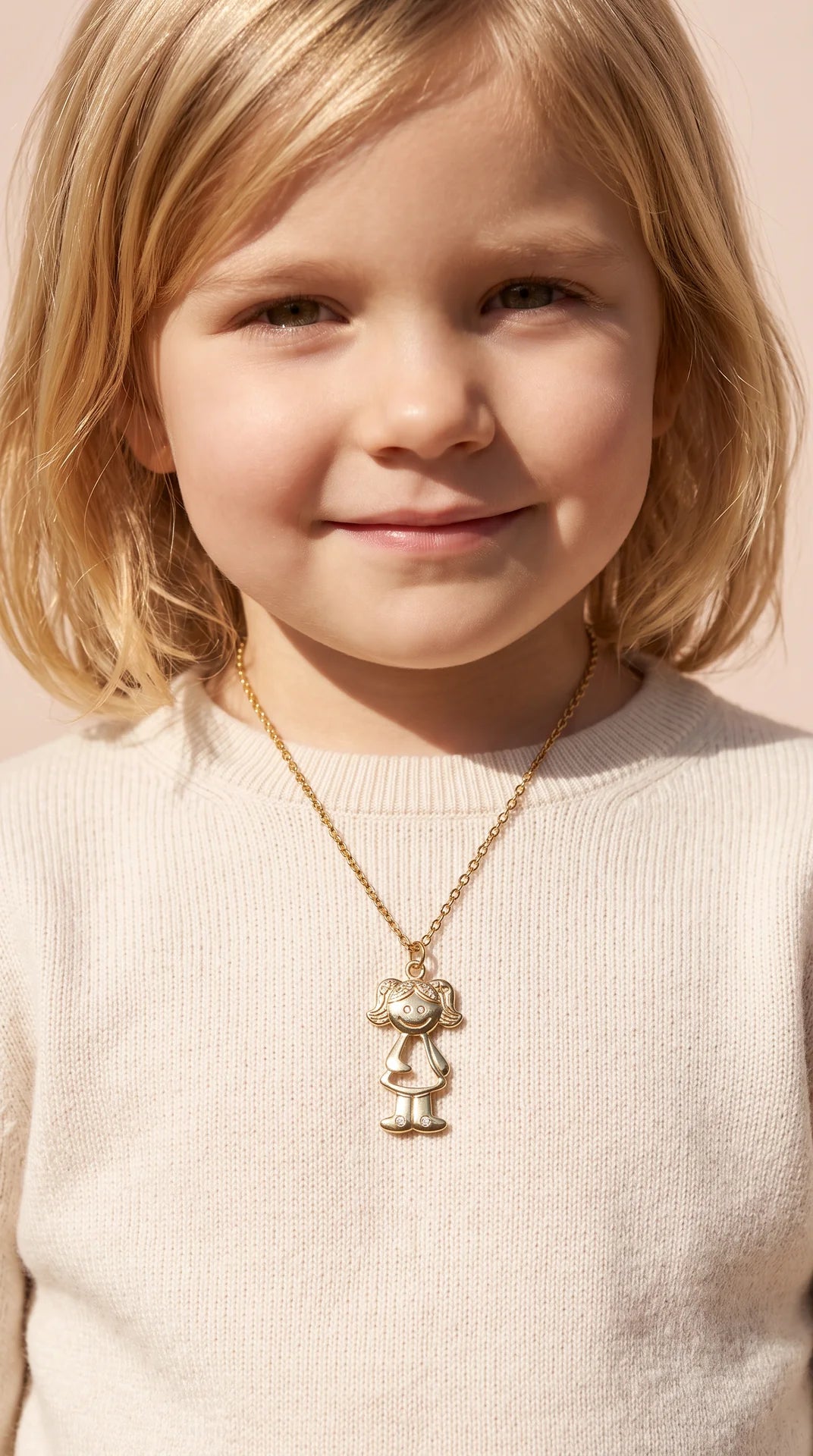 Kids Girl Pendant Necklace – Cute Children’s Necklace