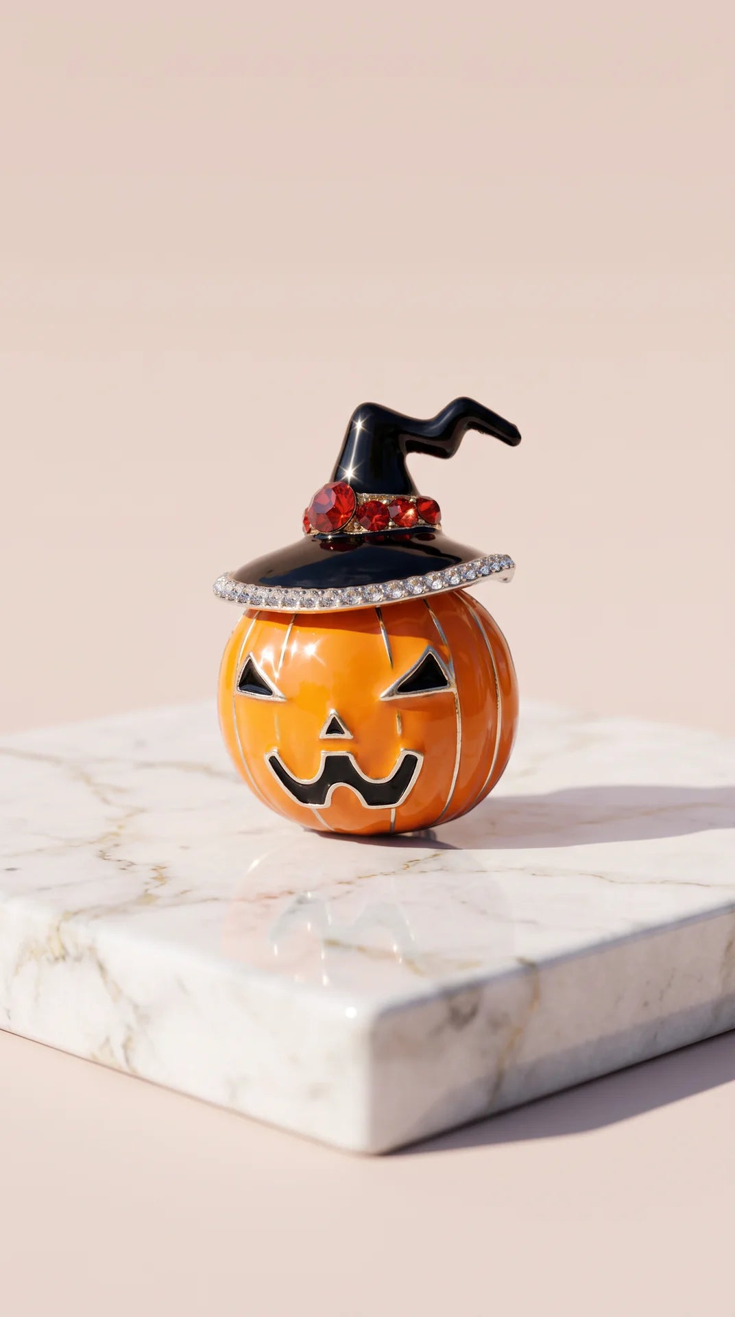 Halloween Pumpkin Statement Brooch Pin