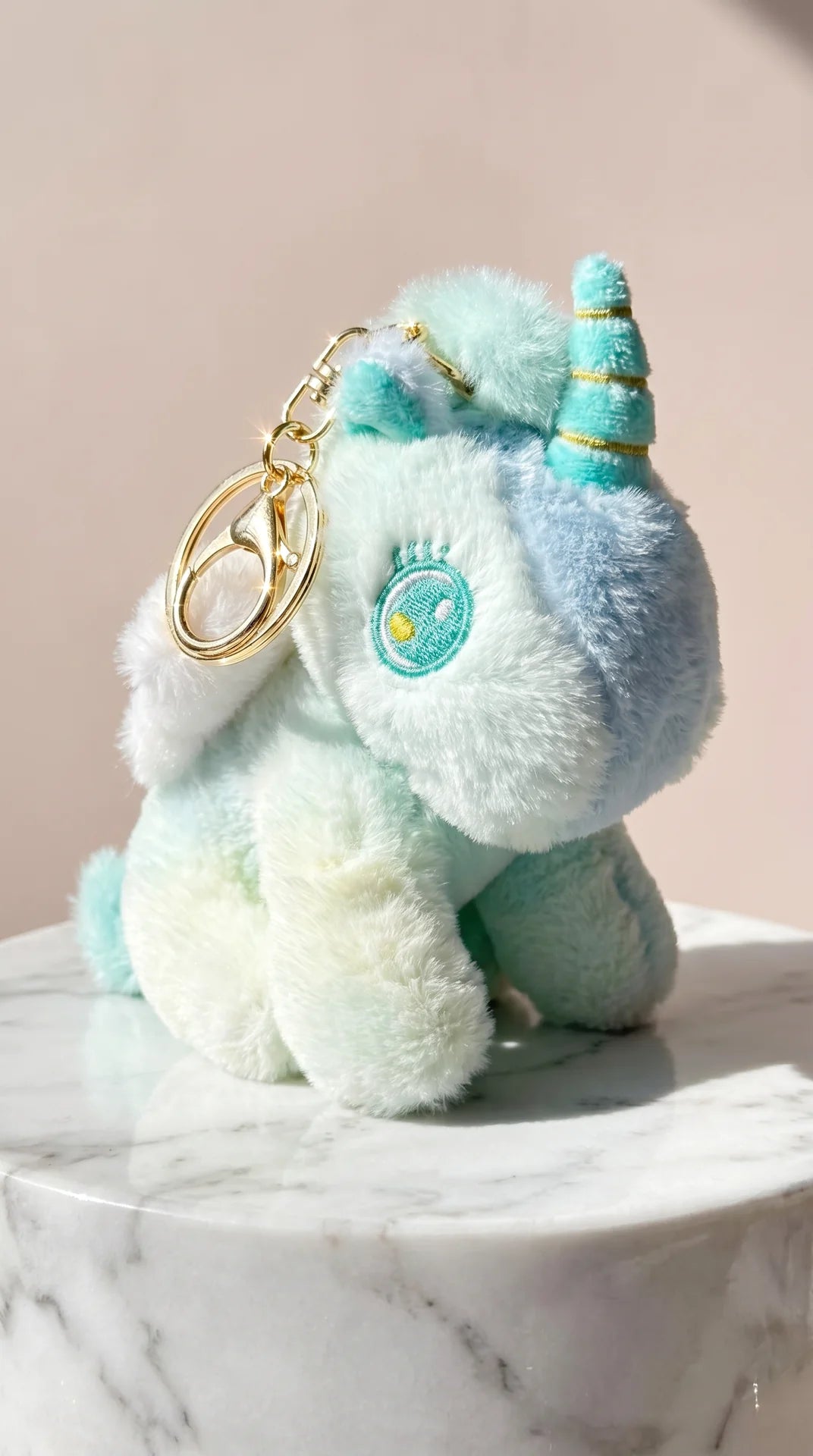 Plush Unicorn Rainbow Key Ring & Bag Charm