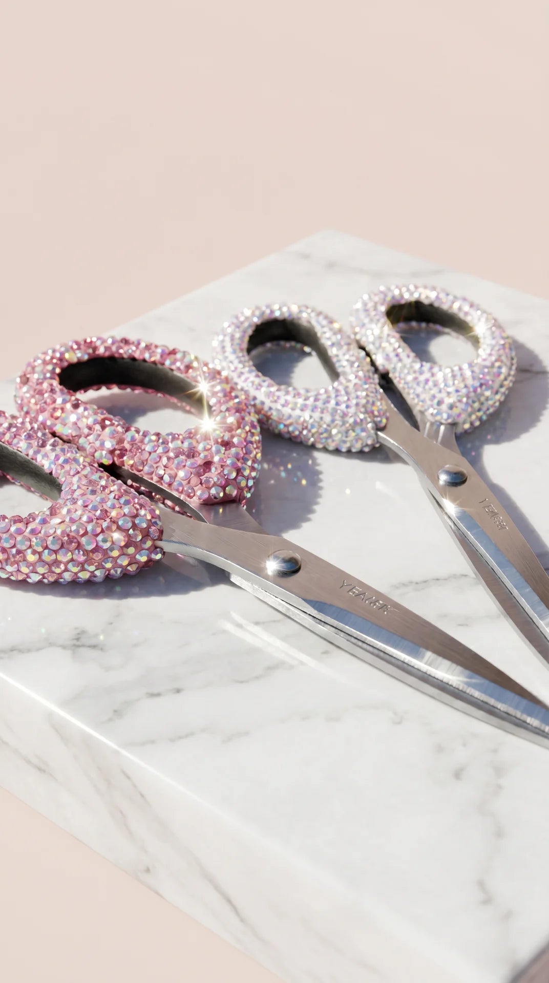 Crystal Stainless Steel Stationery Scissors