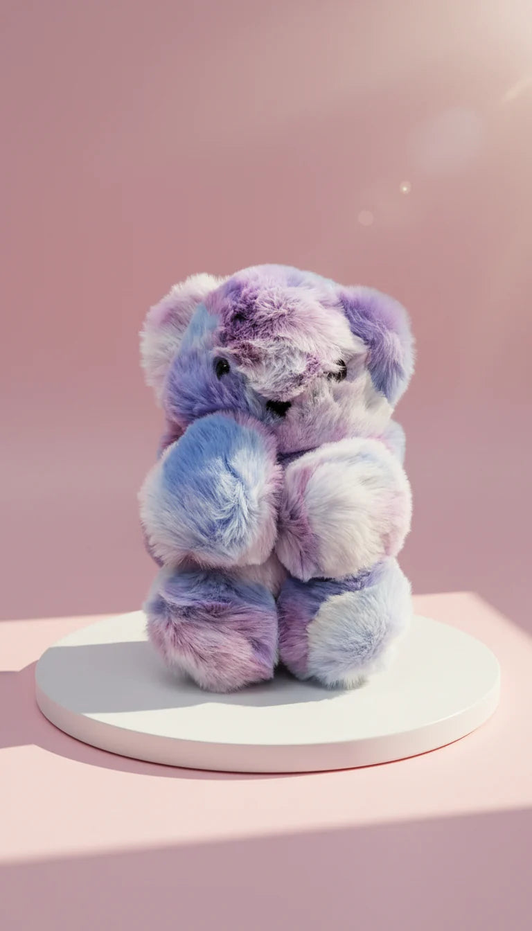 Plush Faux Fur Teddy Bear Backpack Bag