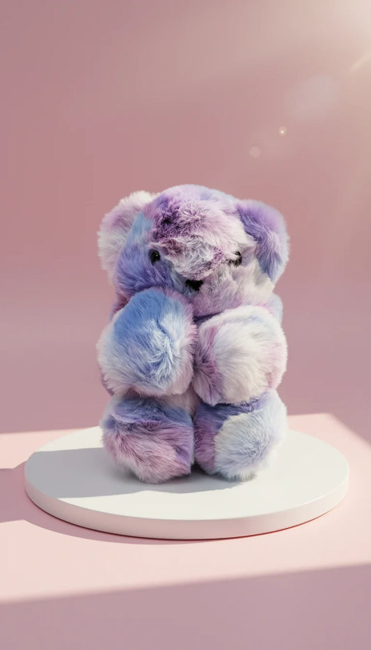 Plush Faux Fur Teddy Bear Backpack Bag