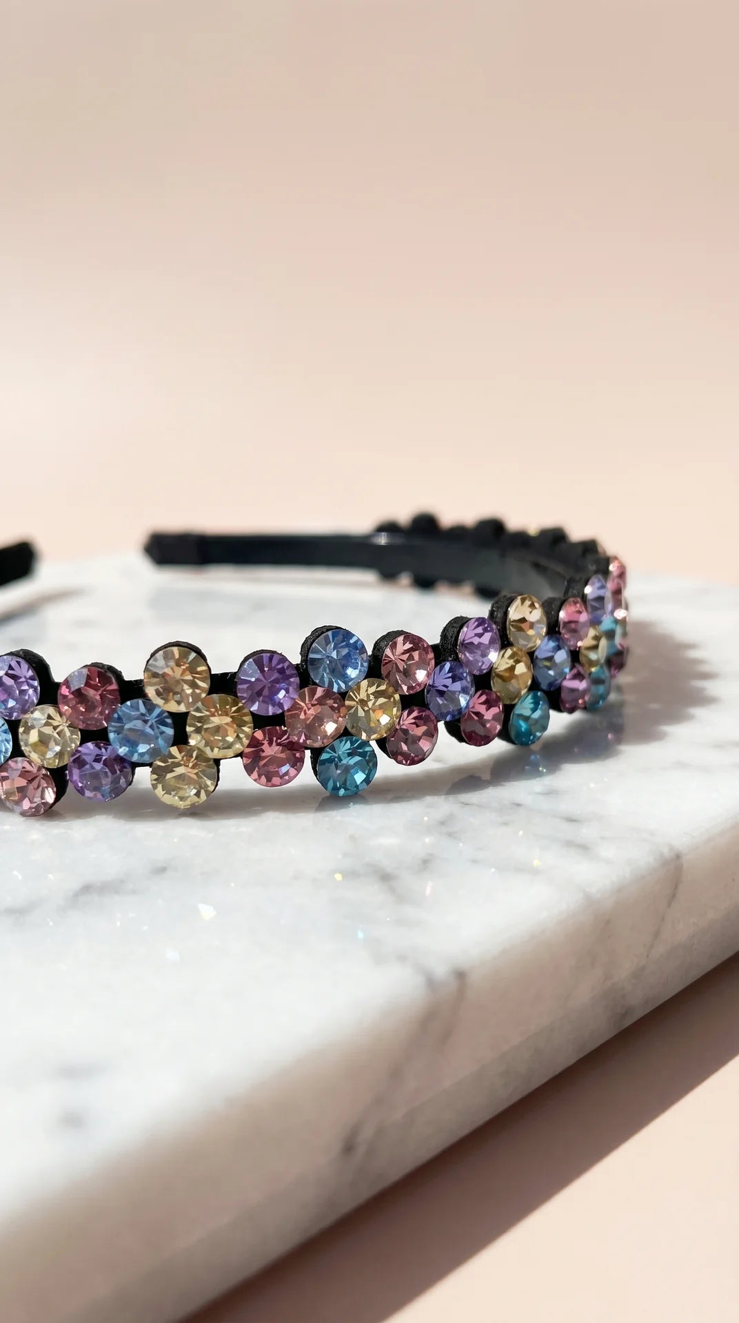 Women’s Crystal Cluster Statement Headband & Hair Band