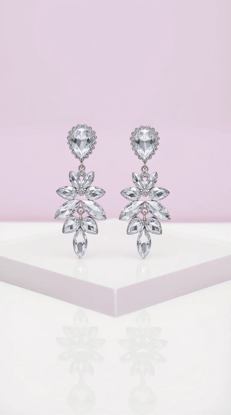 Teardrop Crystal Drop & Dangle Earrings