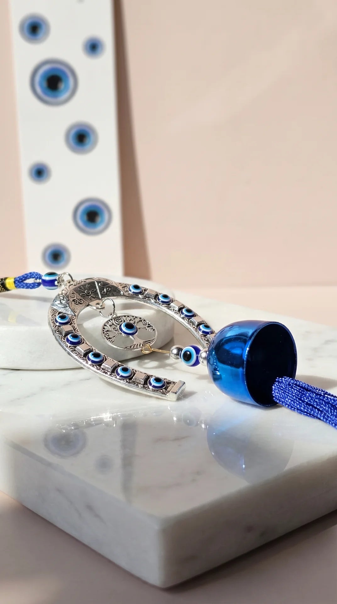 Evil Eye Tassel Wind Chime