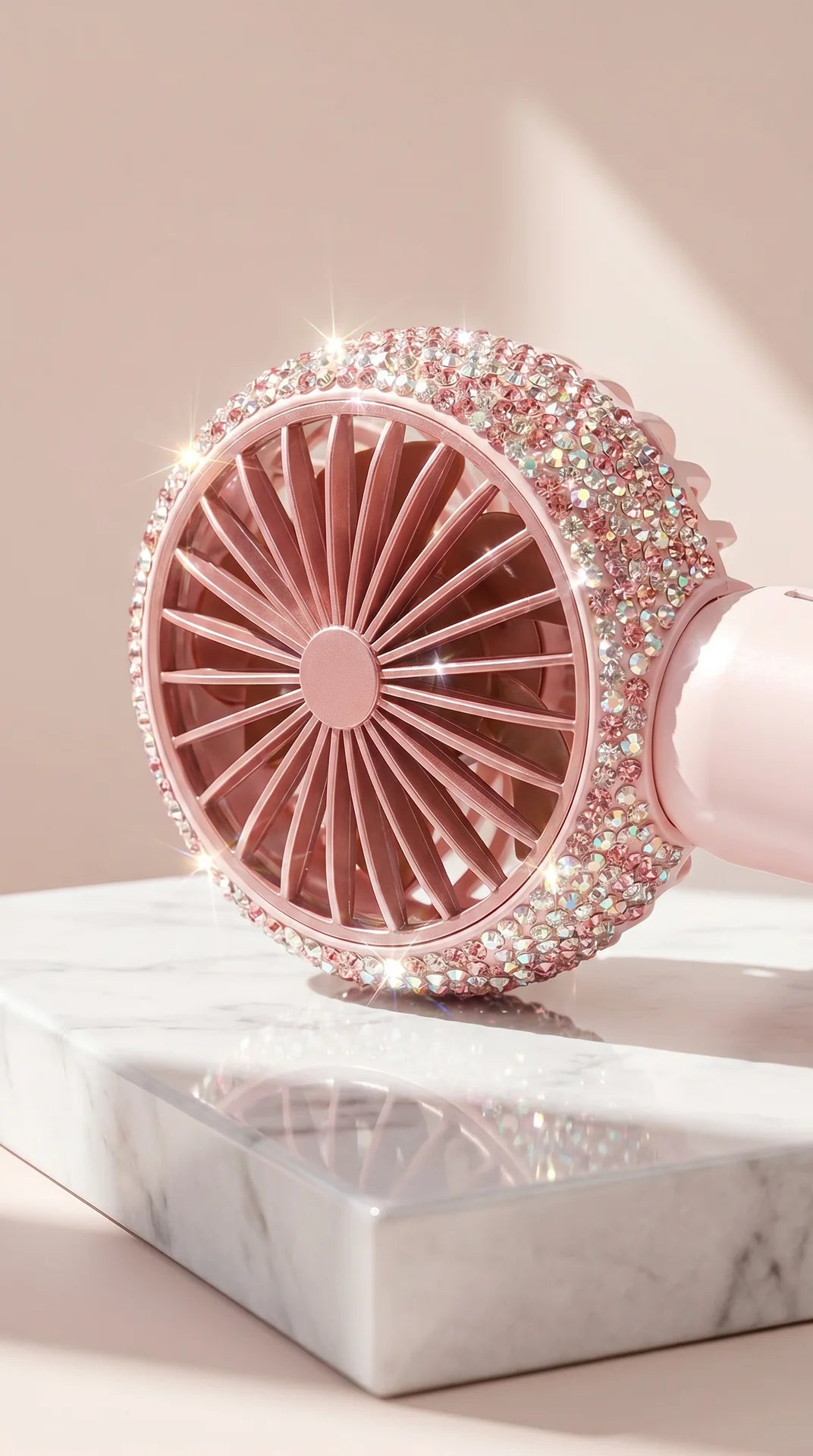 Portable USB Crystal Desk & Travel Fan