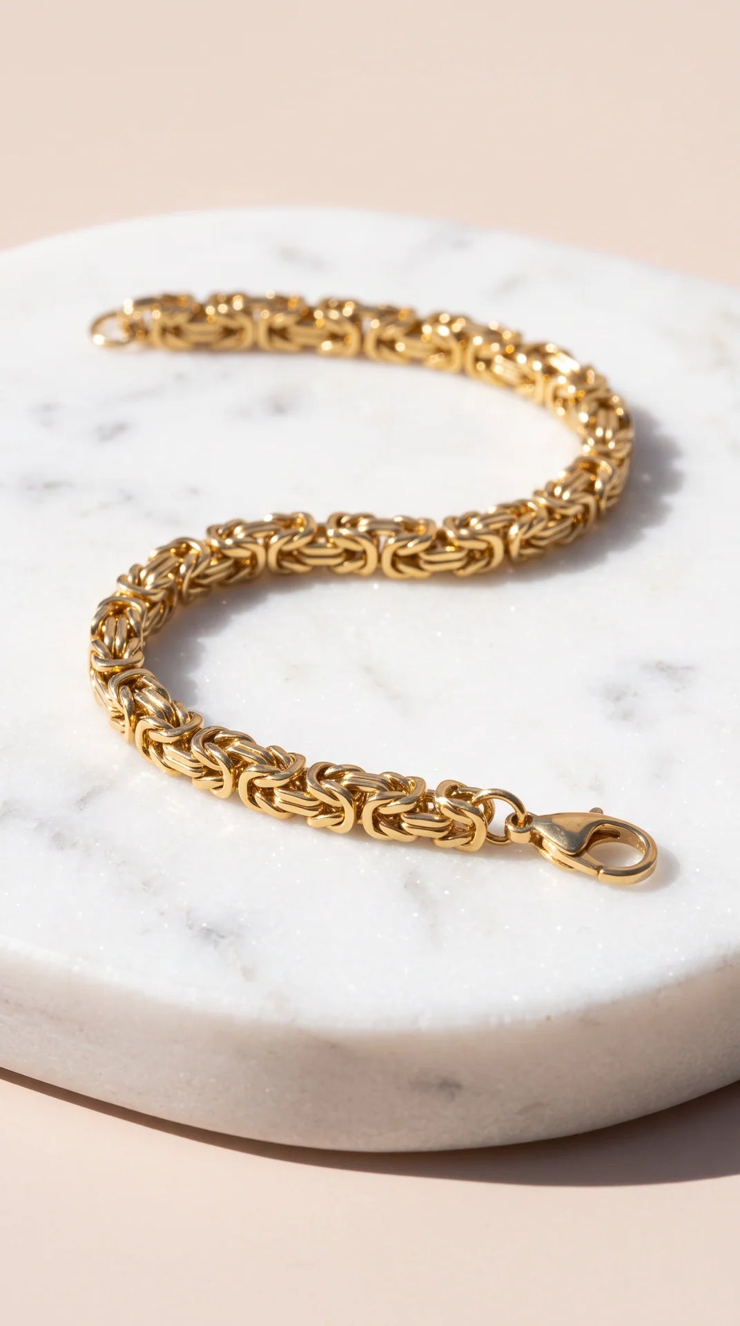 Classic Intricate Stainless Steel Chain Bracelet