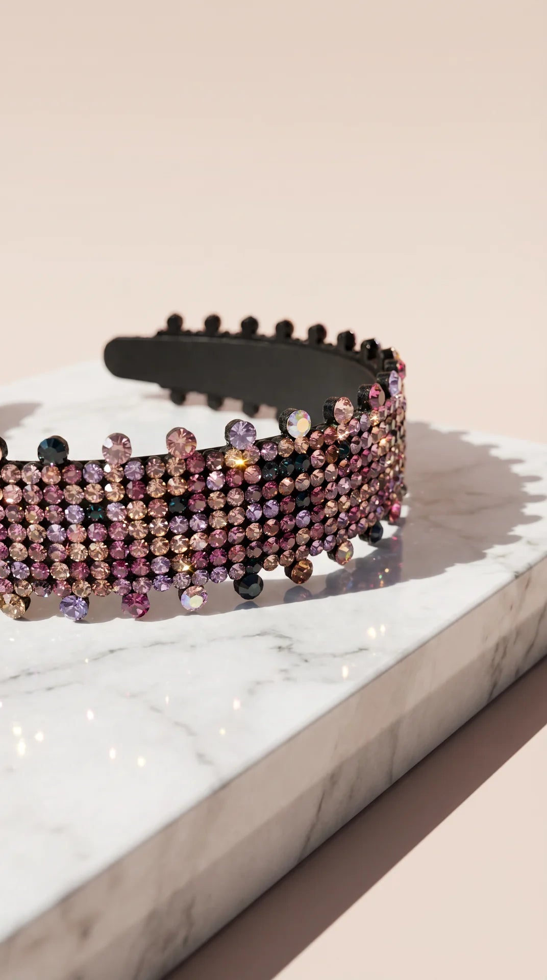 Women’s Crystal Cluster Statement Headband & Hair Band
