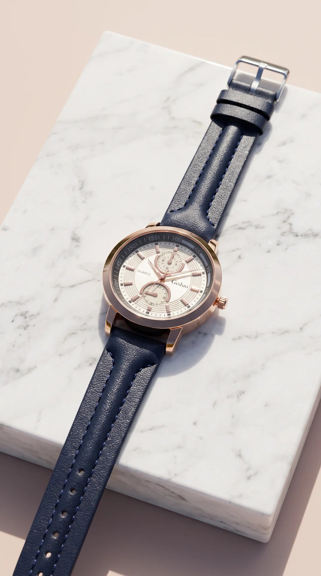 Navy Blue Classic Men's Quartz Watch