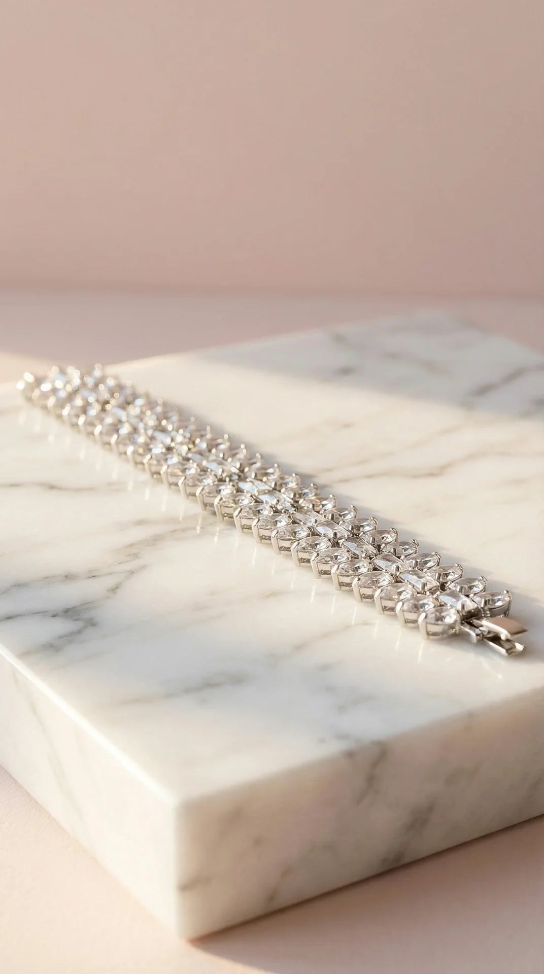 Halo Tennis Crystal Bracelet