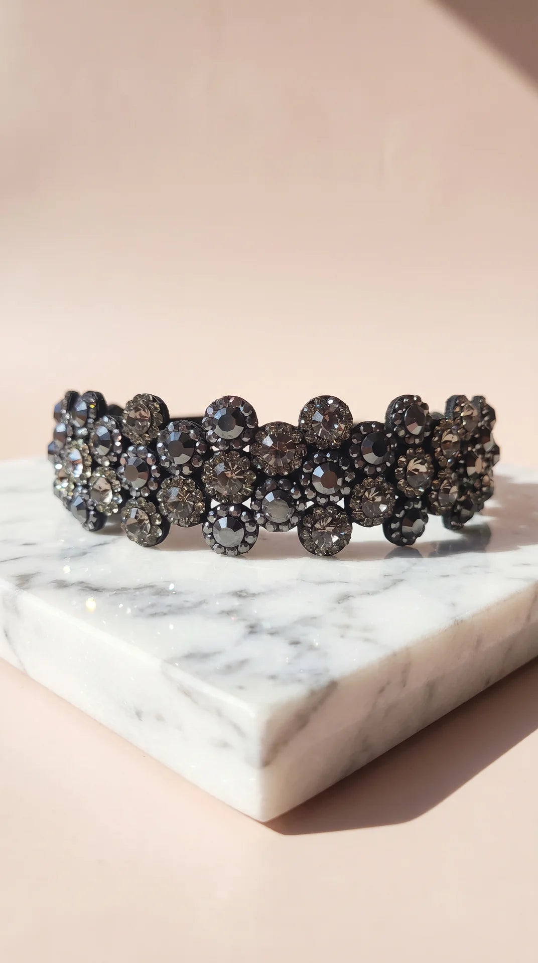 Women’s Flower Crystal Statement Headband & Hair Band