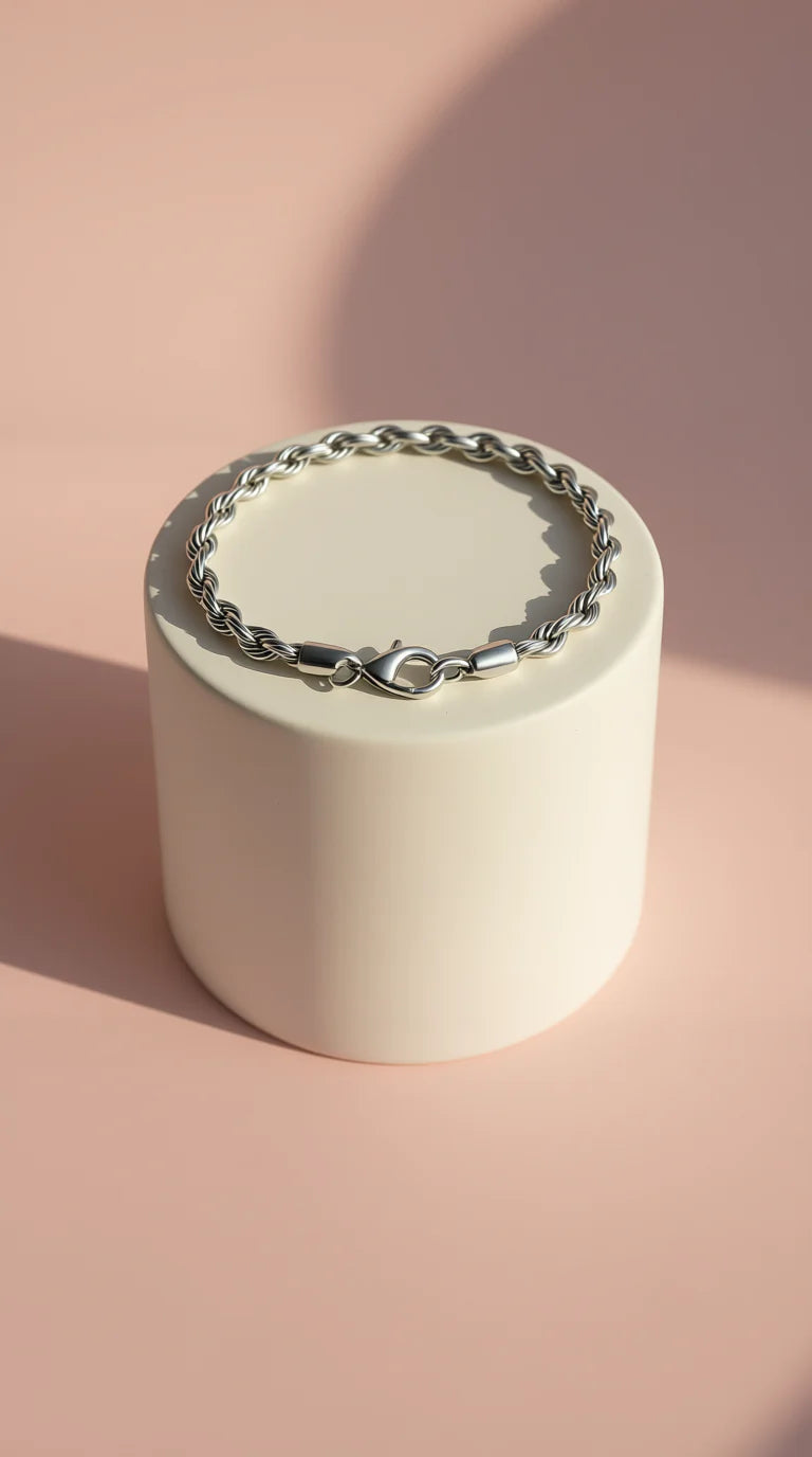 Twisted Rope Chain Bracelet