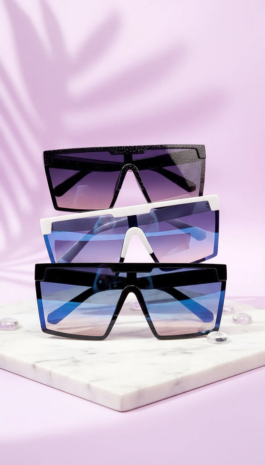 Oversized Retro Acrylic Sunglasses Box of 20