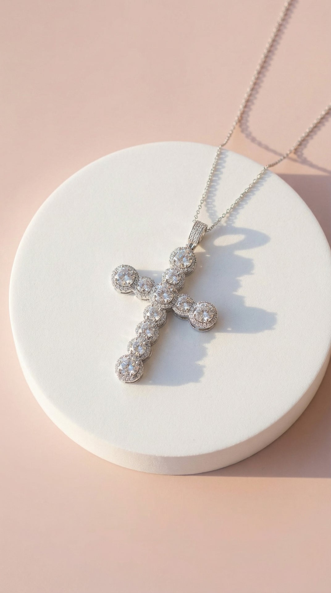 Crystal Cross Necklace