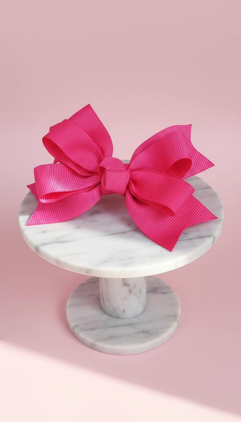Pastel Hair Bow Clip Slide Bows Pack of 24