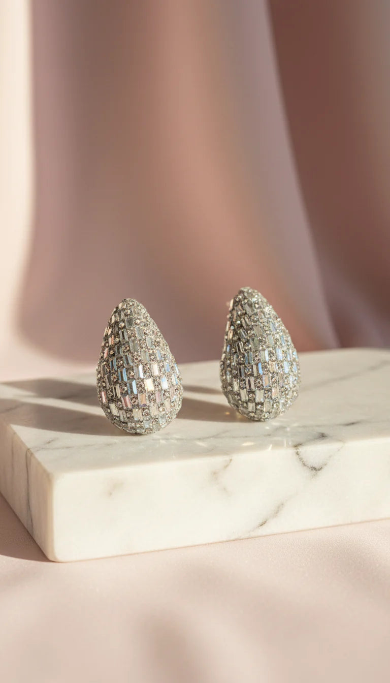 Elixir Collection Teardrop Crystal Earrings