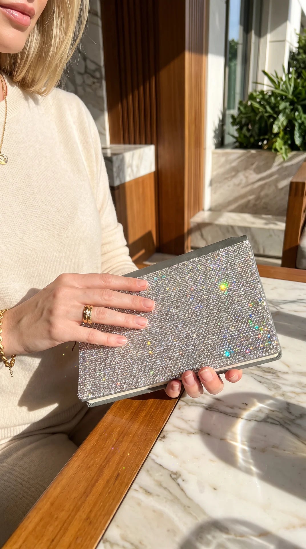 Crystal A5 Diamante Hardcover Notebook & Journal