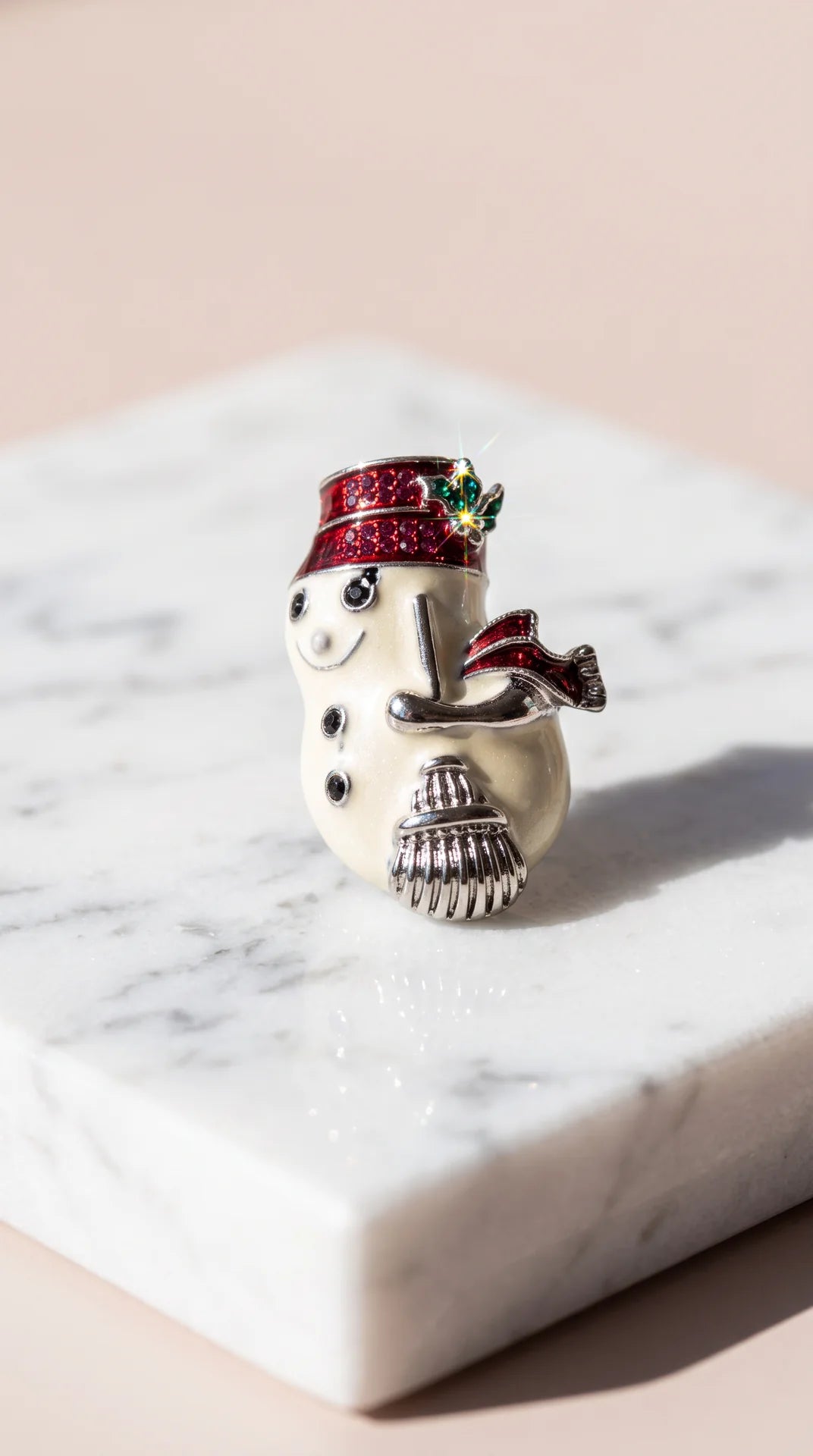 Snowman Christmas Festive Brooch Pin