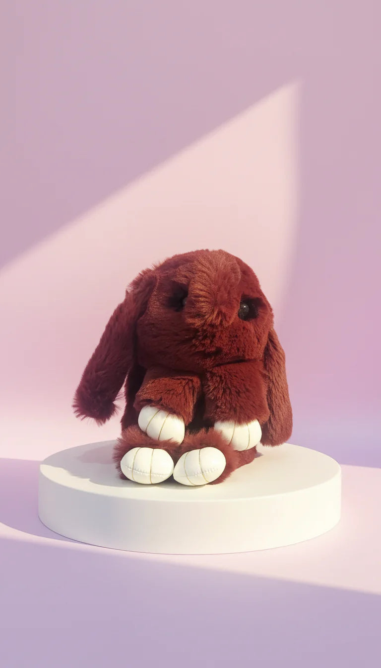 Deluxe Faux Fur Bunny Rabbit Backpack – Soft Plush Handbag