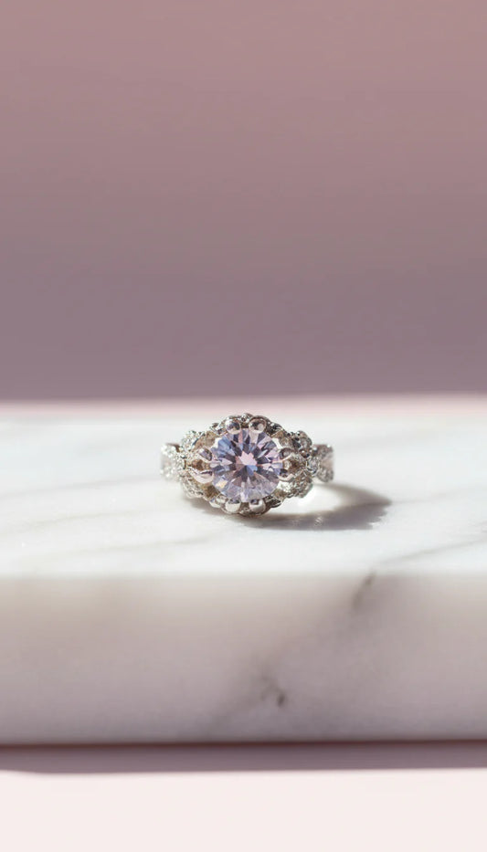 Crystal Gold Ring Box set of 12