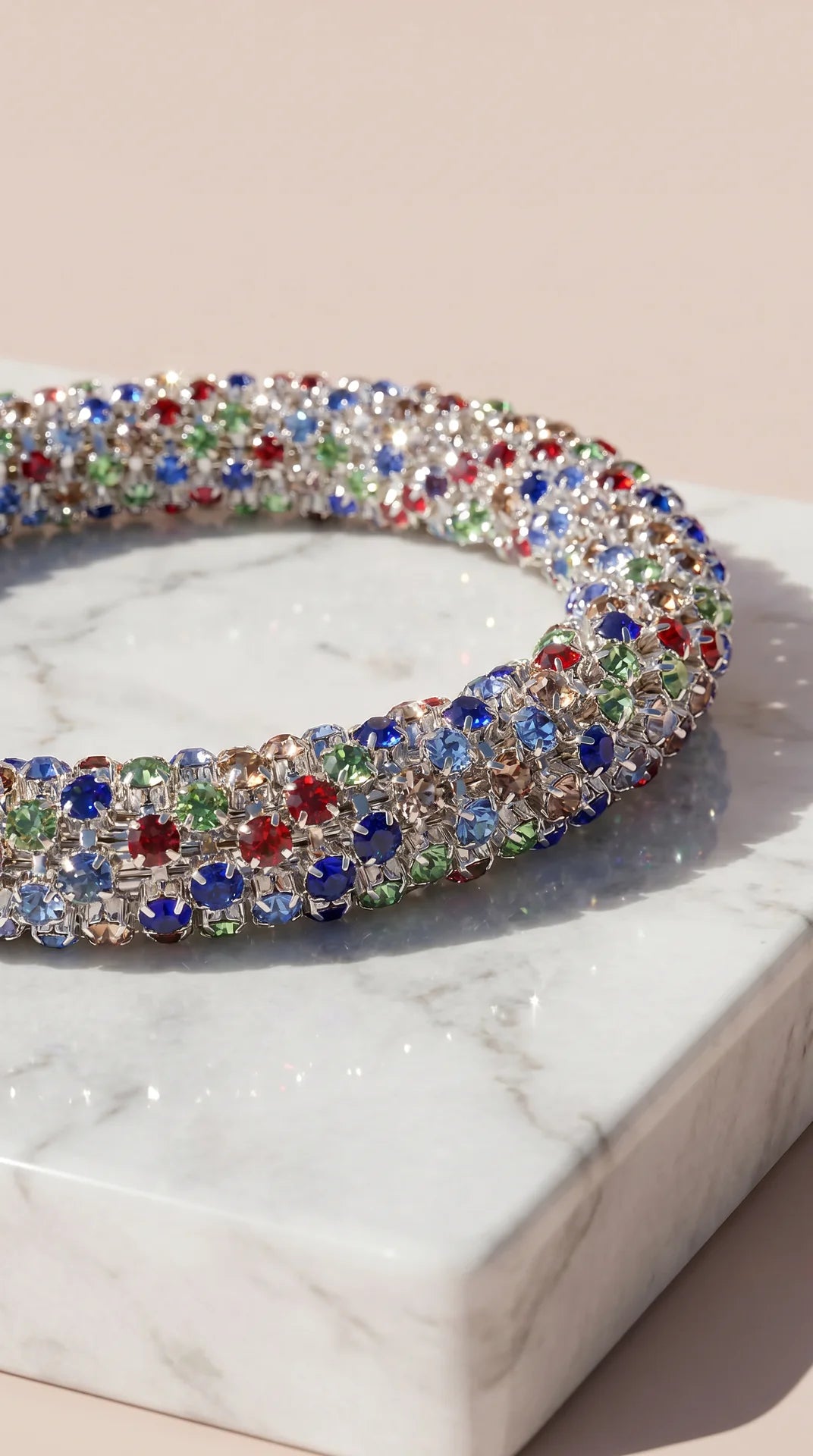 Free Size Crystal Cuff Bracelet