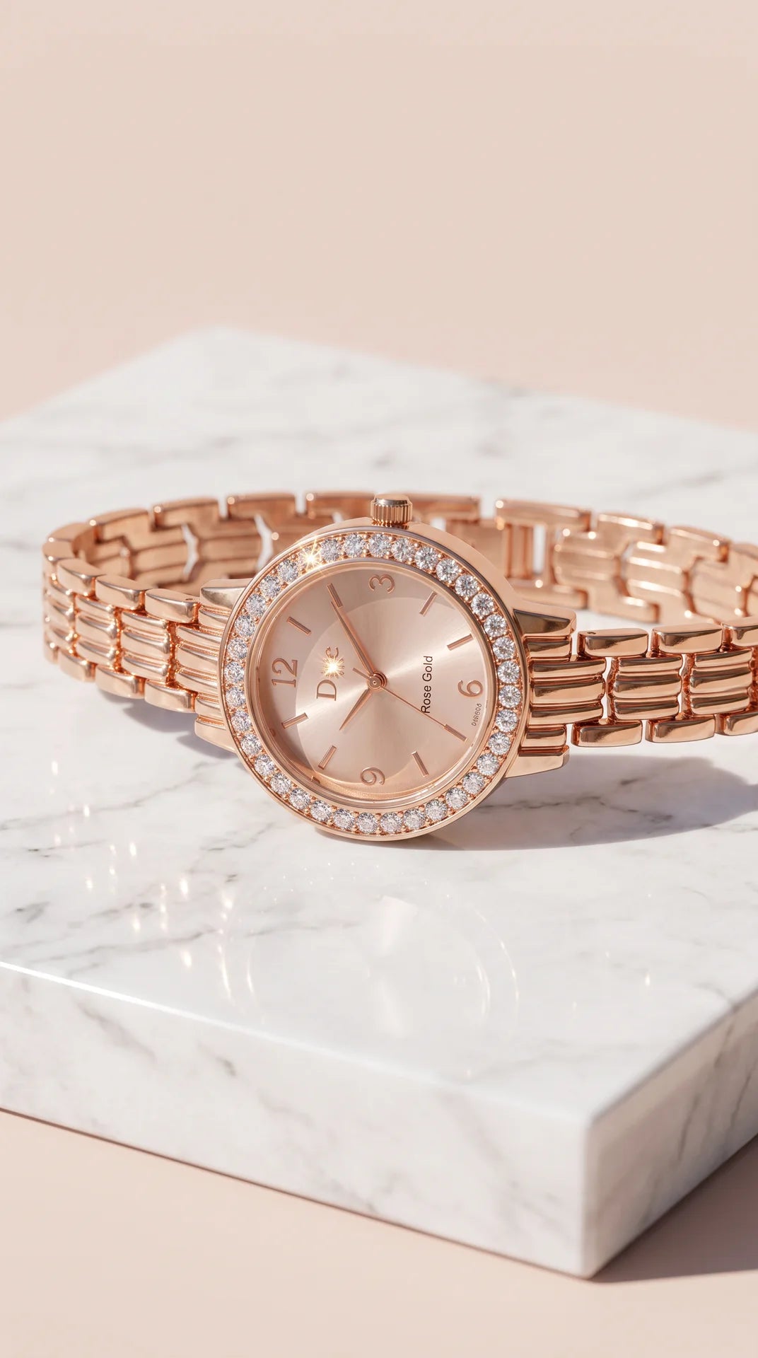 Crystal Round Watch