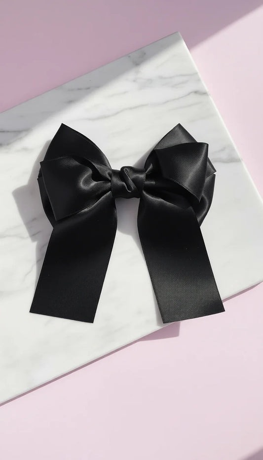 Pack of 12 Mixed Satin Hair Bow Slides