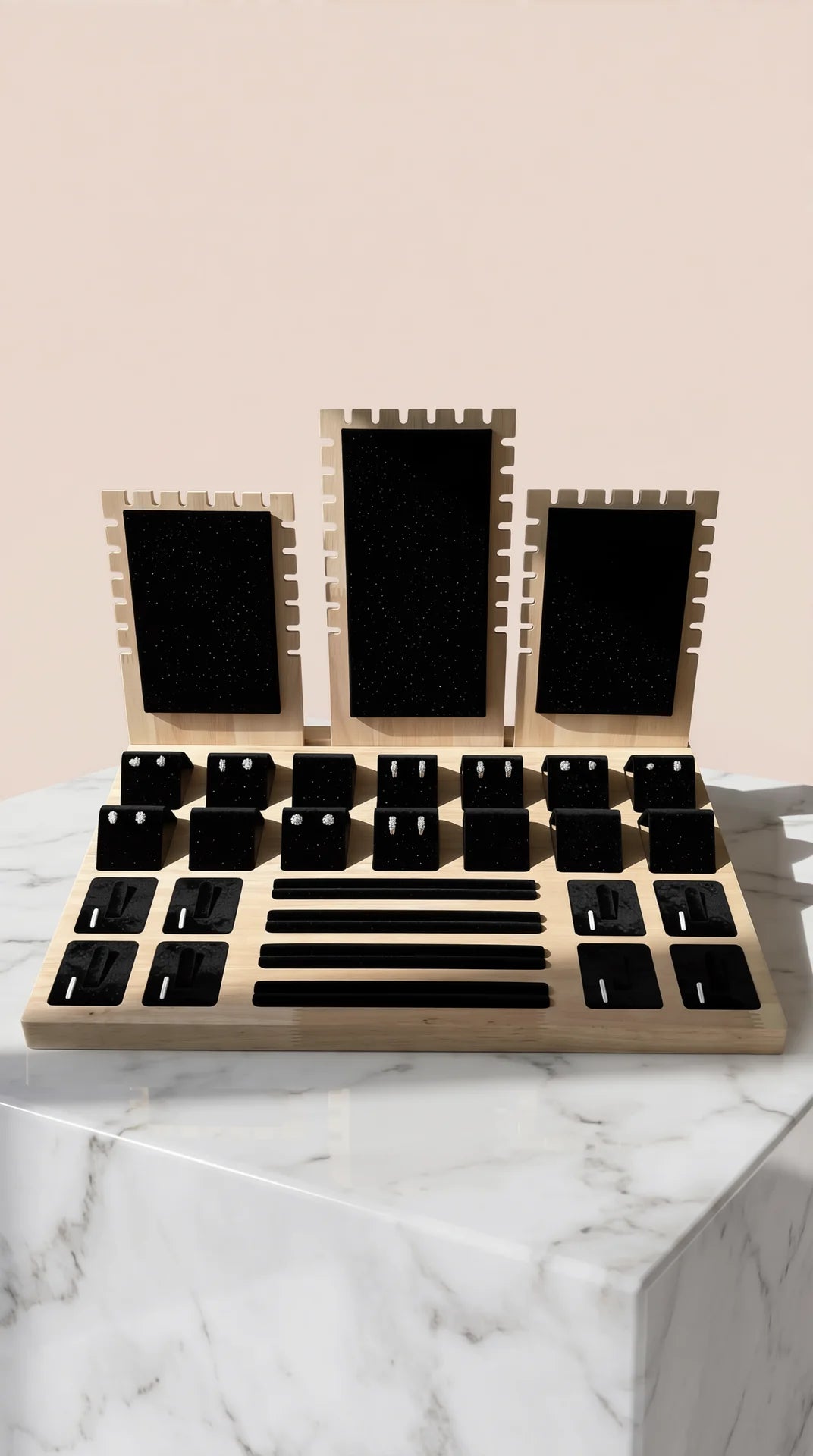 Luxury Velvet Jewellery Retail Display Stand