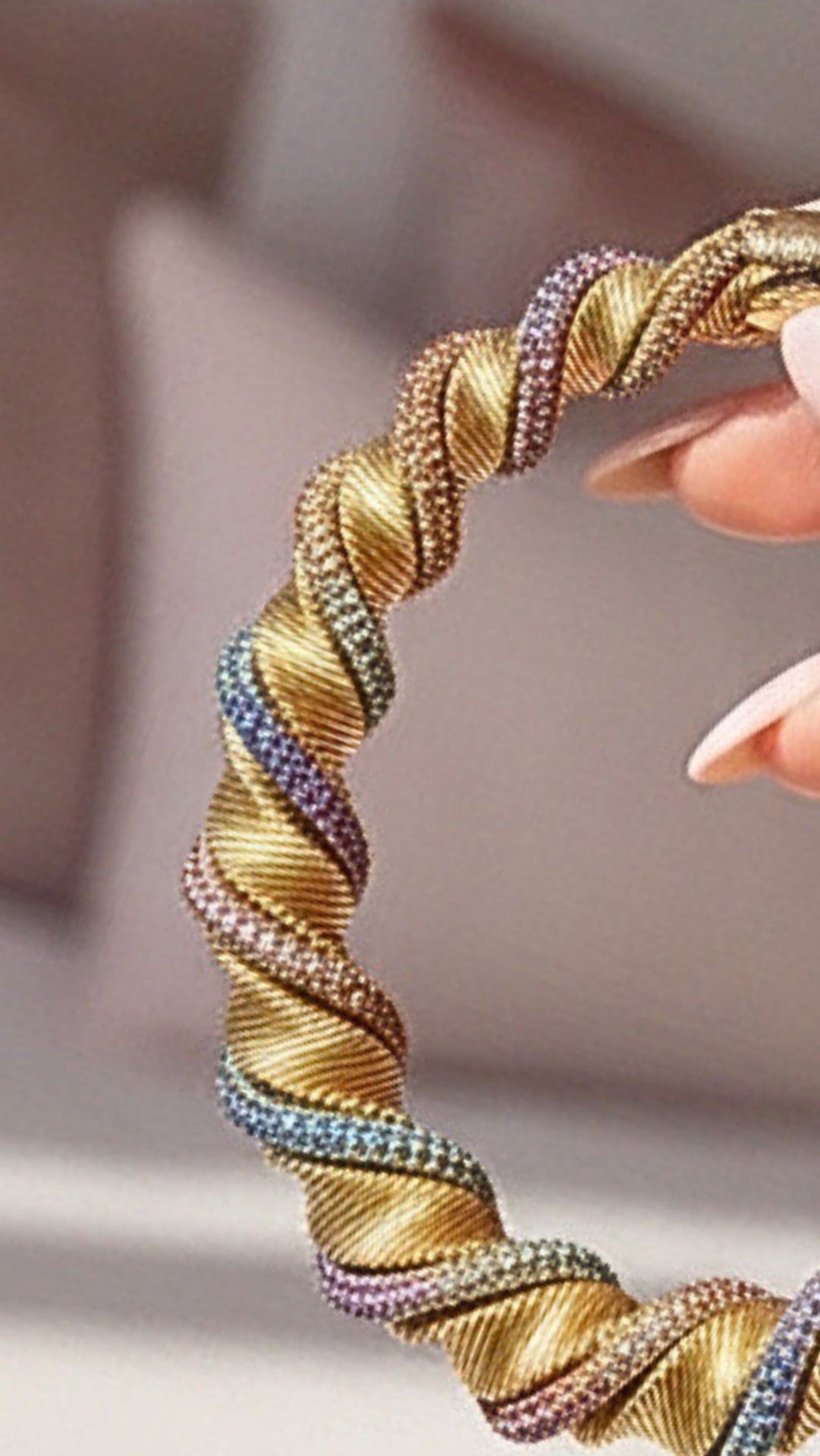 Elixir Collection Spiral Crystal Necklace