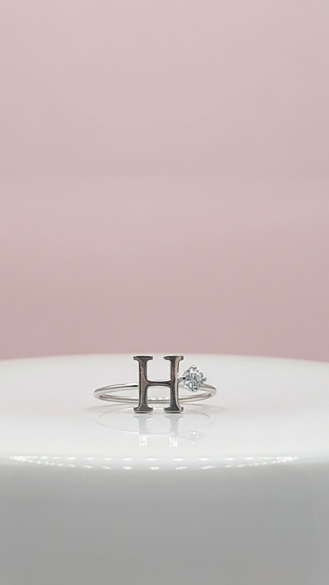 Crystal Full Alphabet Initial Letter Stacking Rings Box set of 36 A-Z