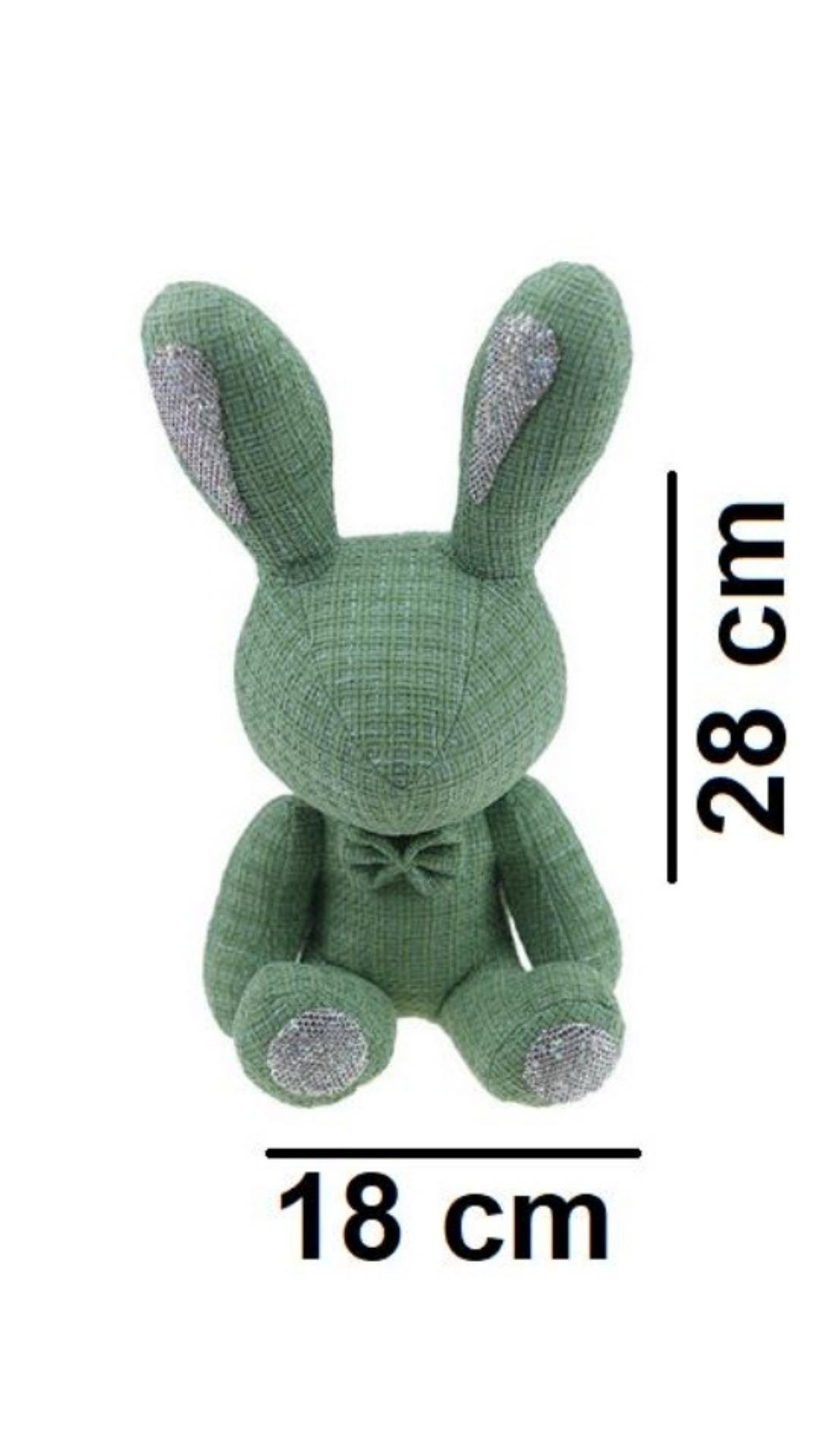 Large Crystal Encrusted Bunny