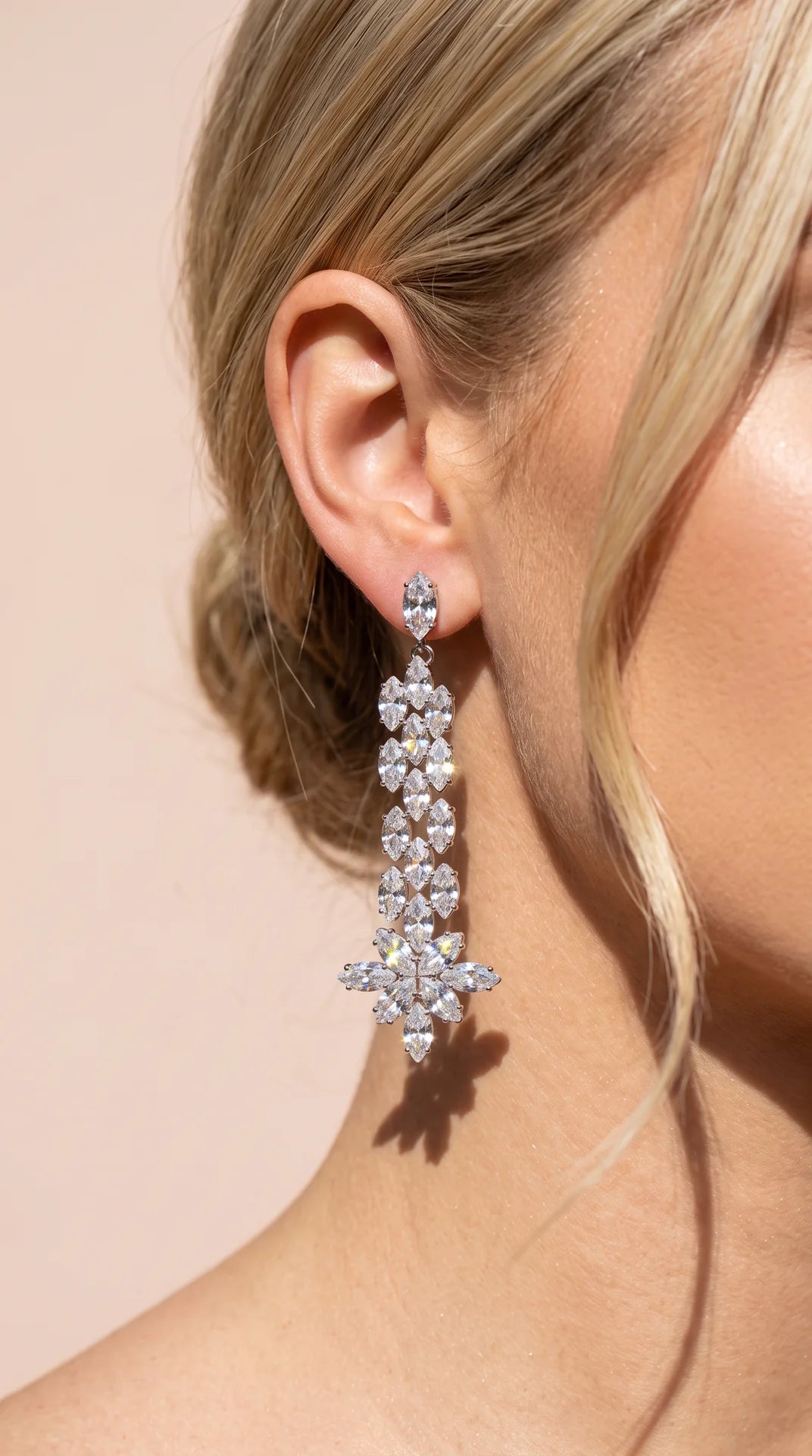Marquise Cut Crystal Drop & Dangle Statement Earrings