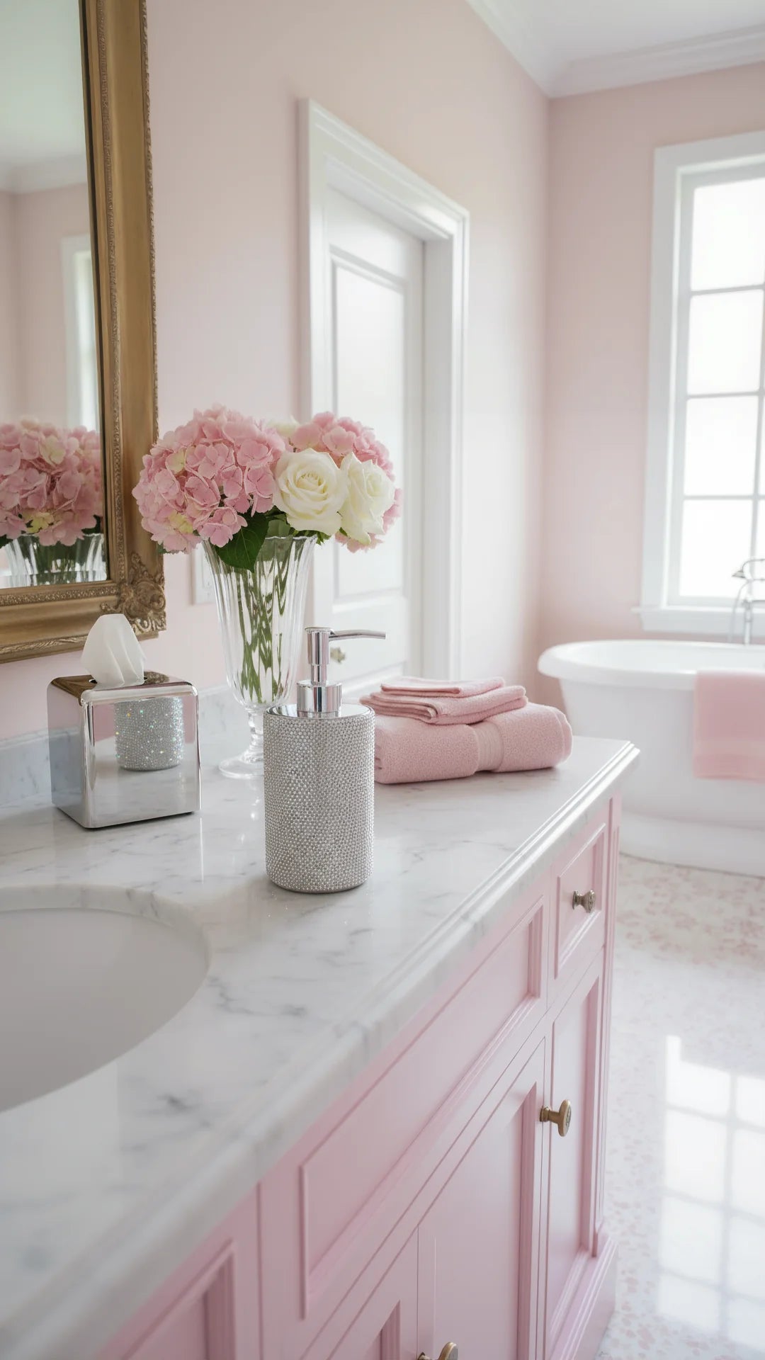 Crystal Encrusted Luxury Soap & Lotion Pump Dispenser