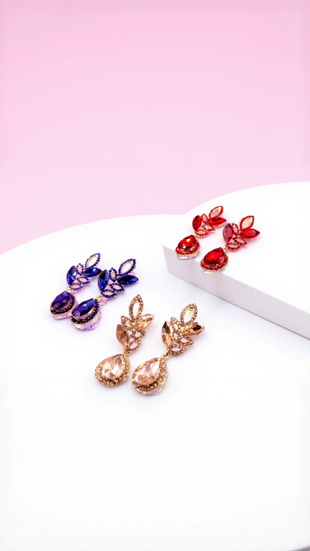 Aura Crystal Drop & Dangle Earrings