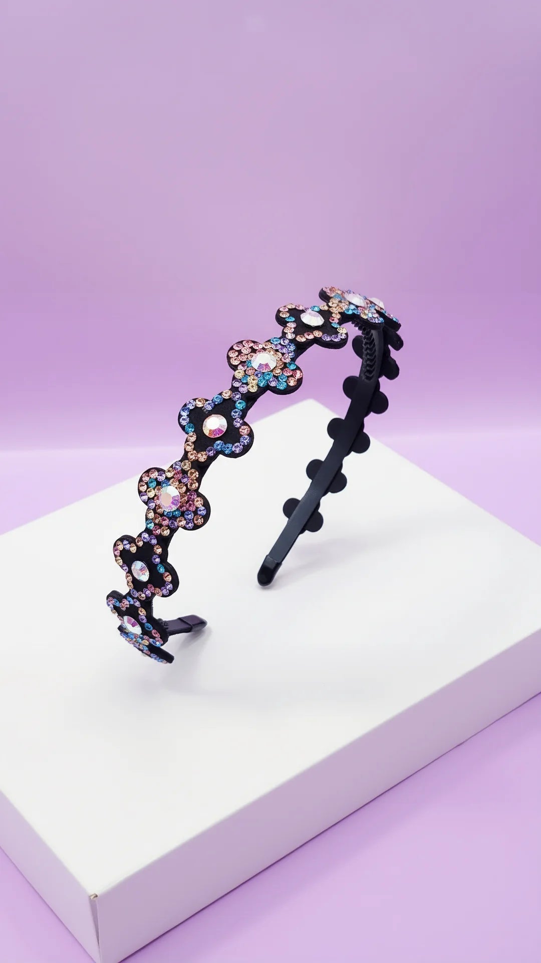 Women’s Clover Crystal Statement Headband & Hair Band
