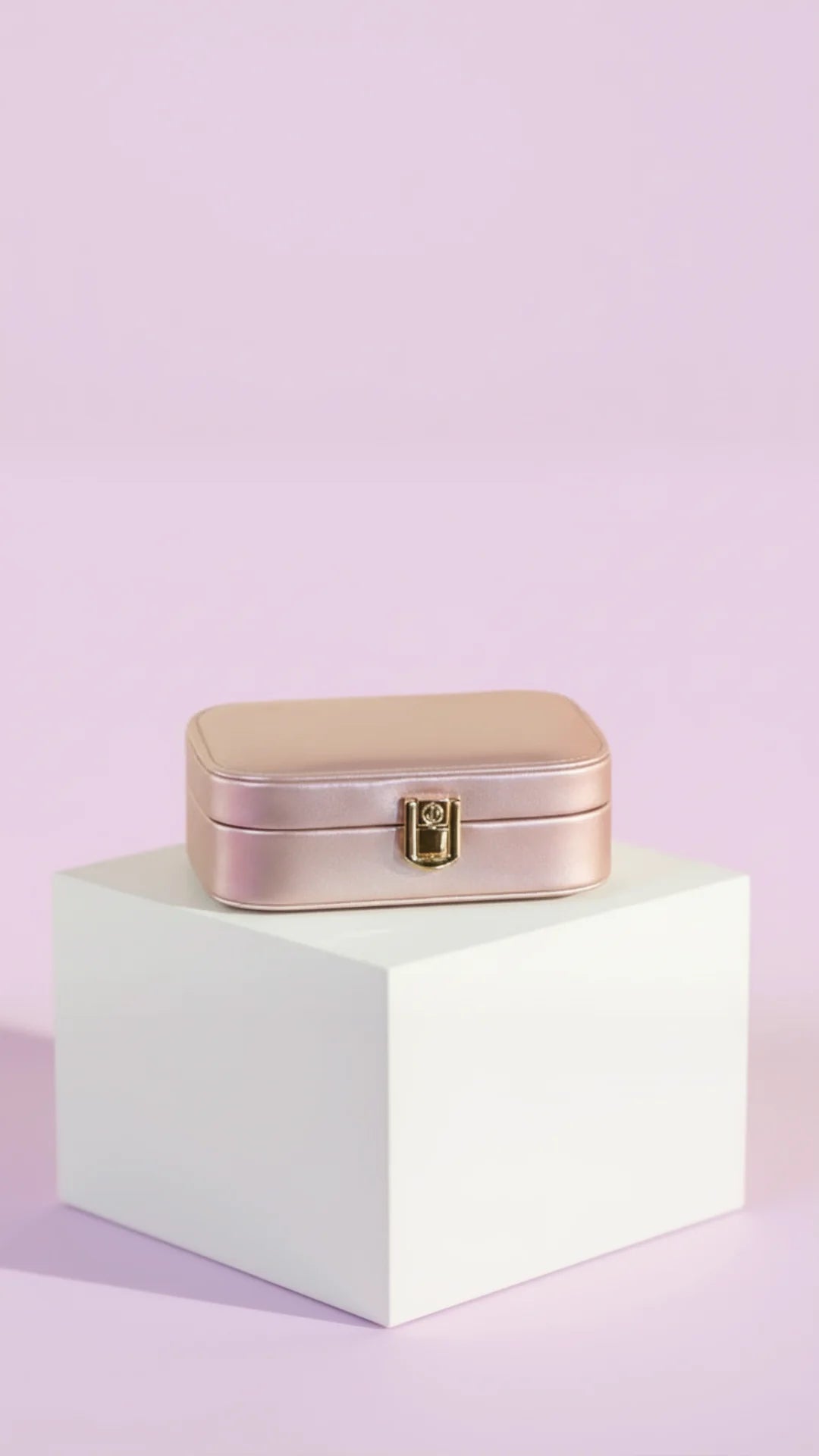 Travel Jewellery Box – Compact Trinket Organizer With Mirror