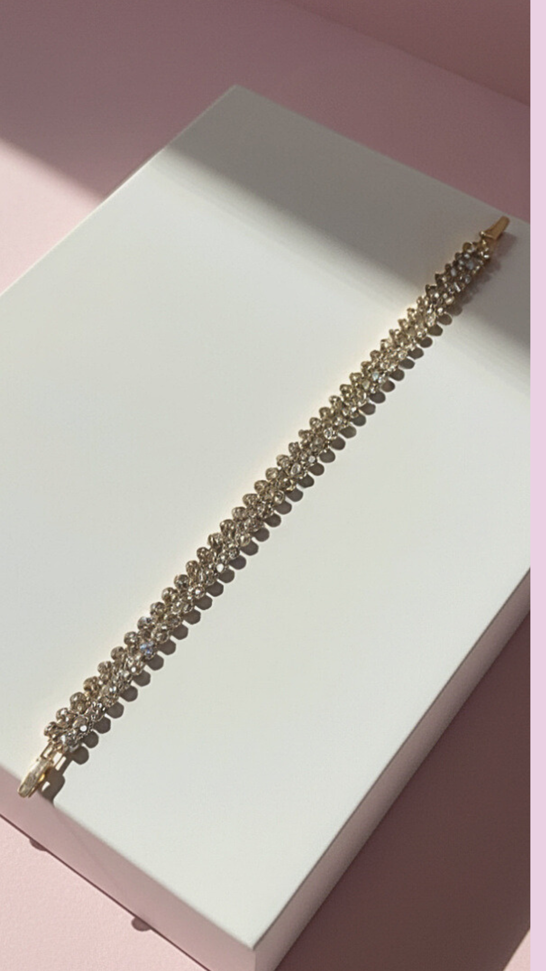 Round Cut Tennis Crystal Bracelet