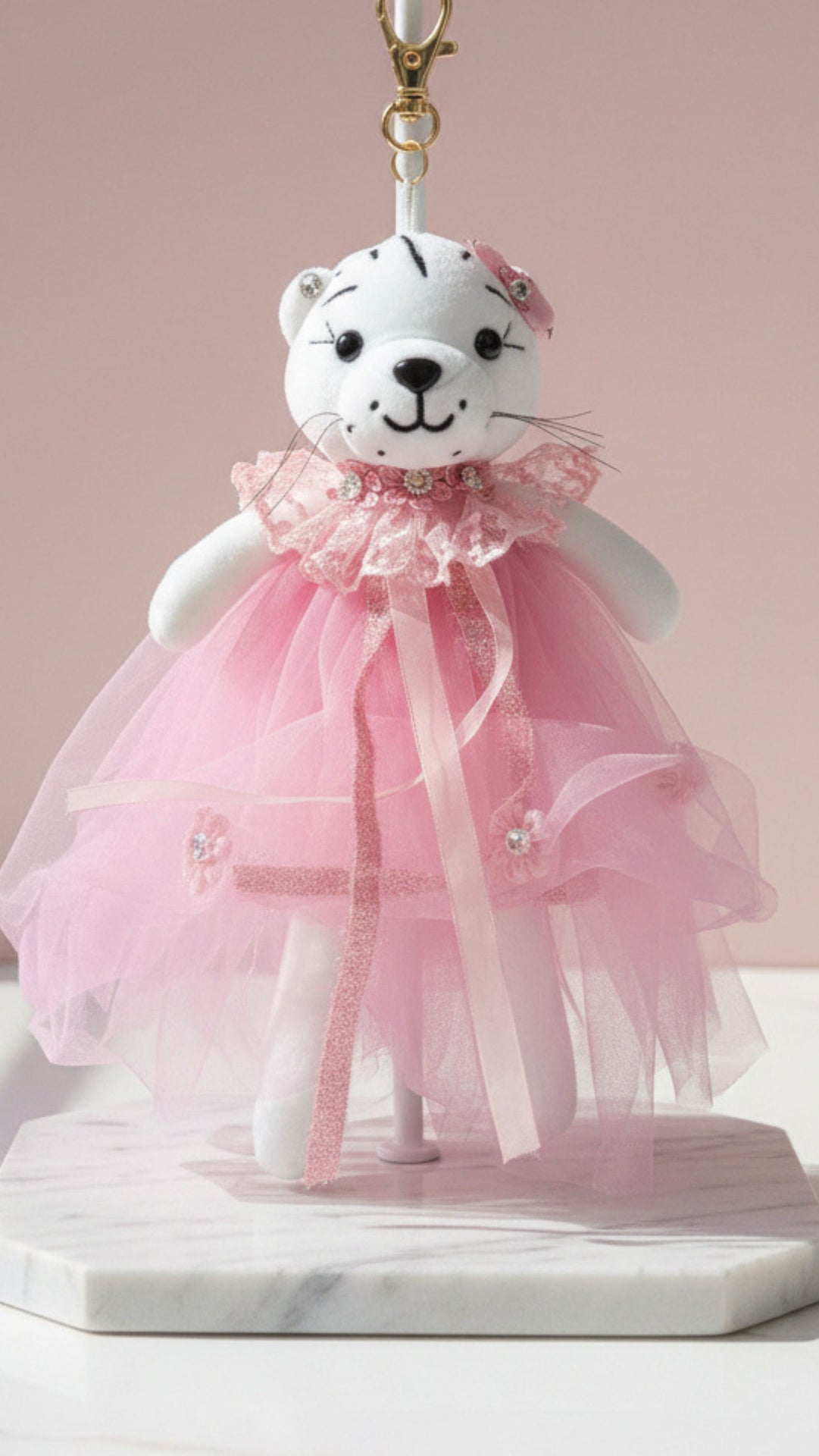 Maxi Softie Squad Tiger Key Ring & Bag Charm