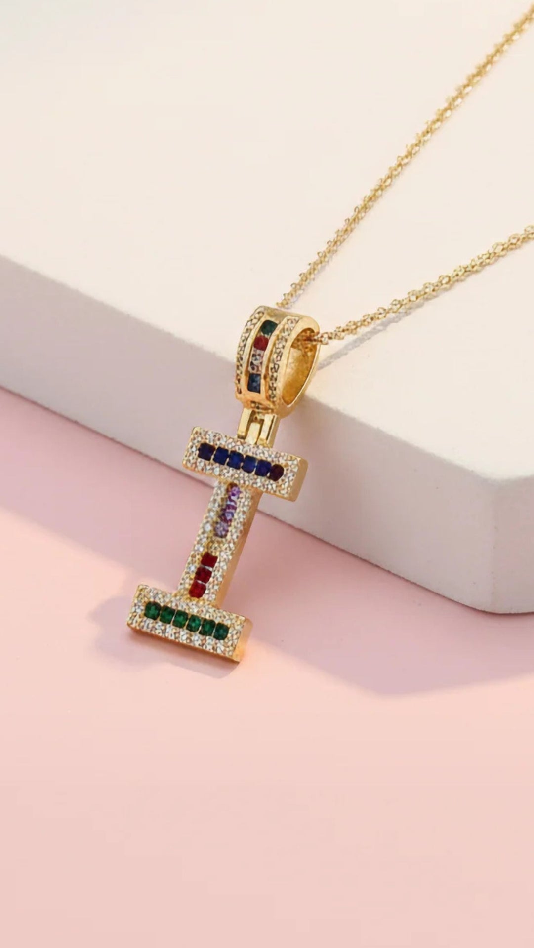 Personalised Initial Jewellery Gift Set – Necklace, Ring & Bracelet