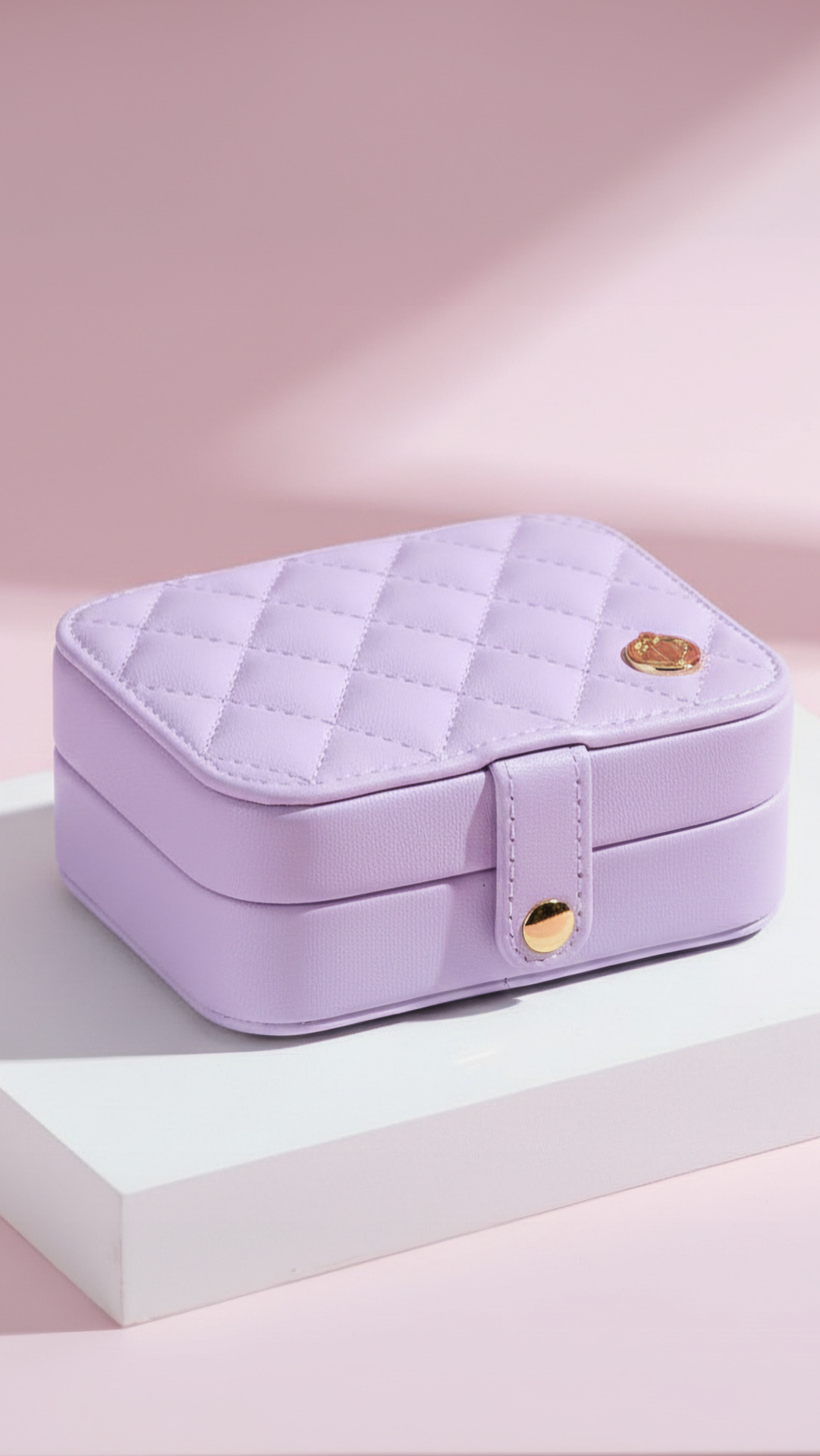 Quilted Travel Jewellery Box Organizer