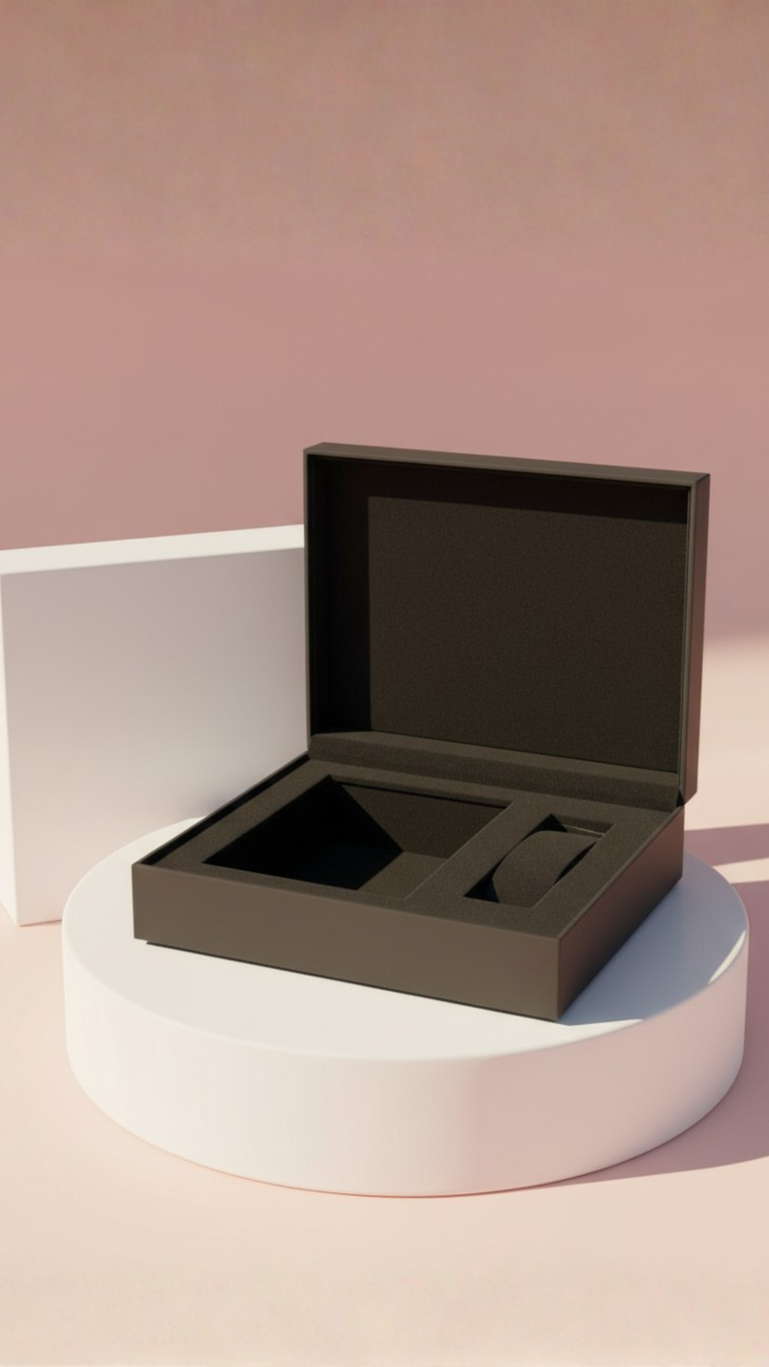 Luxury Hinged Watch Jewellery Gift Box Packaging With Sleeve