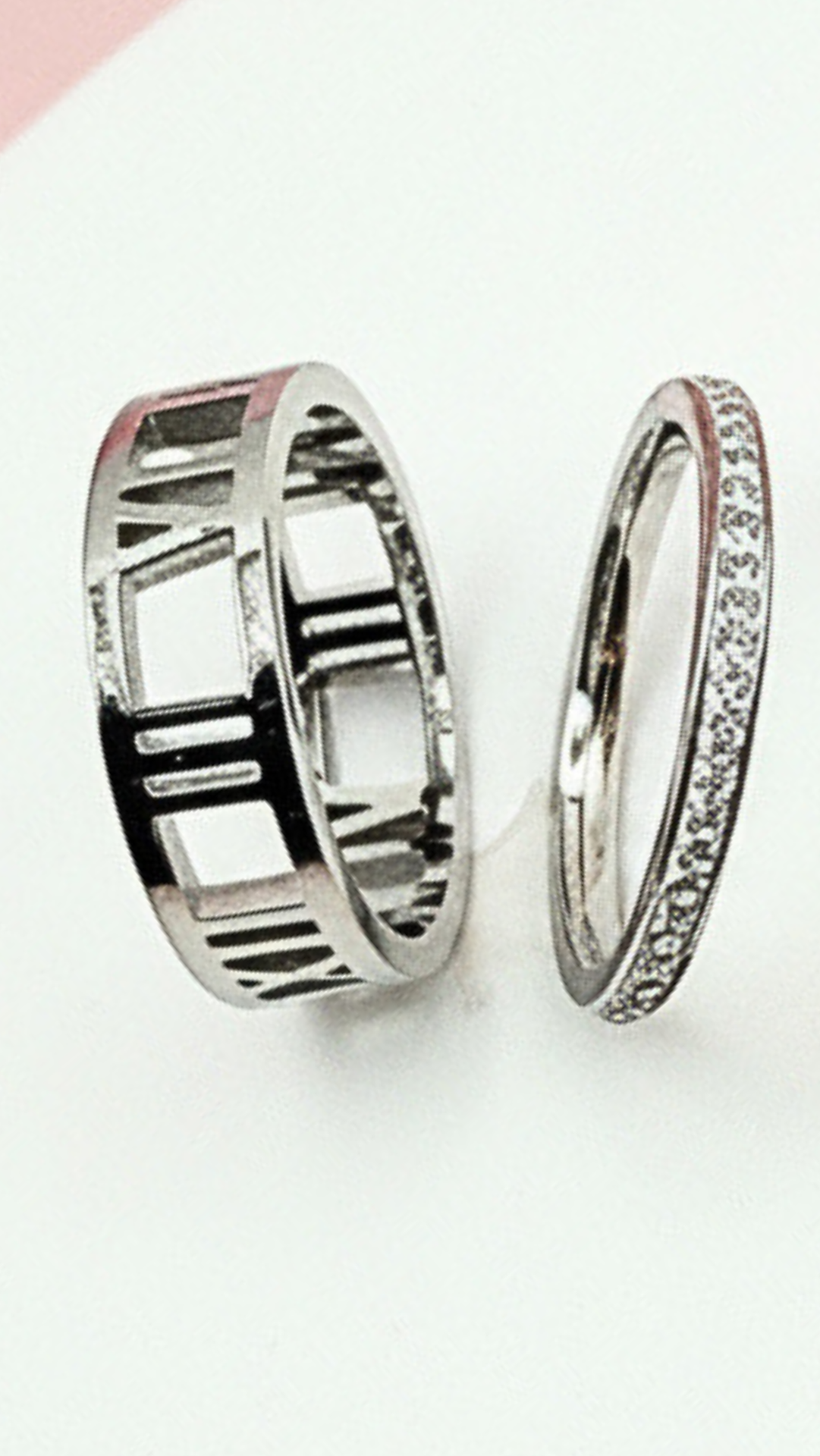 24 Pack Of Gold Plated Numeral Stacking Rings