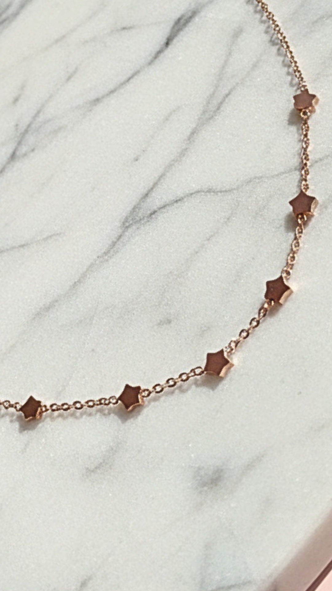 Star Stainless Steel Gold Plated Pendant Necklace