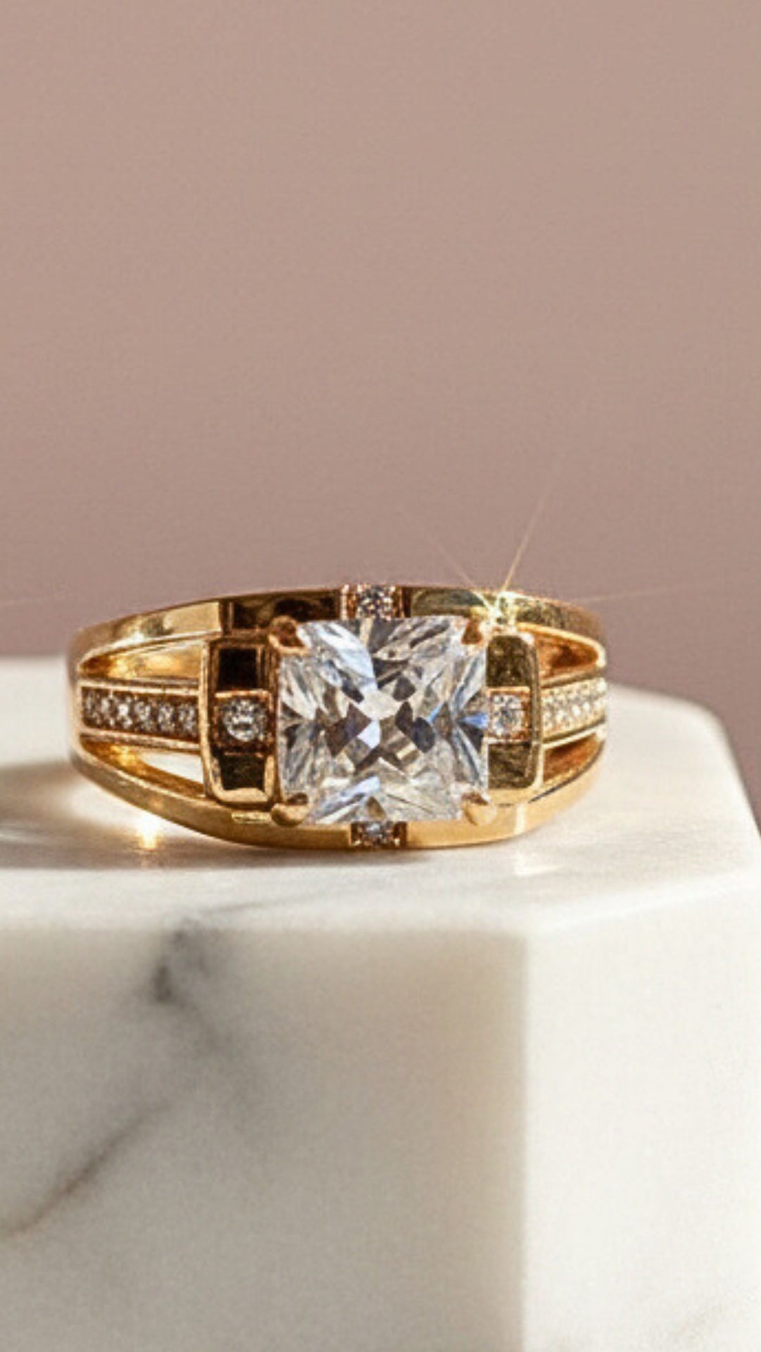 Men's Crystal Box Set of 12 Rings